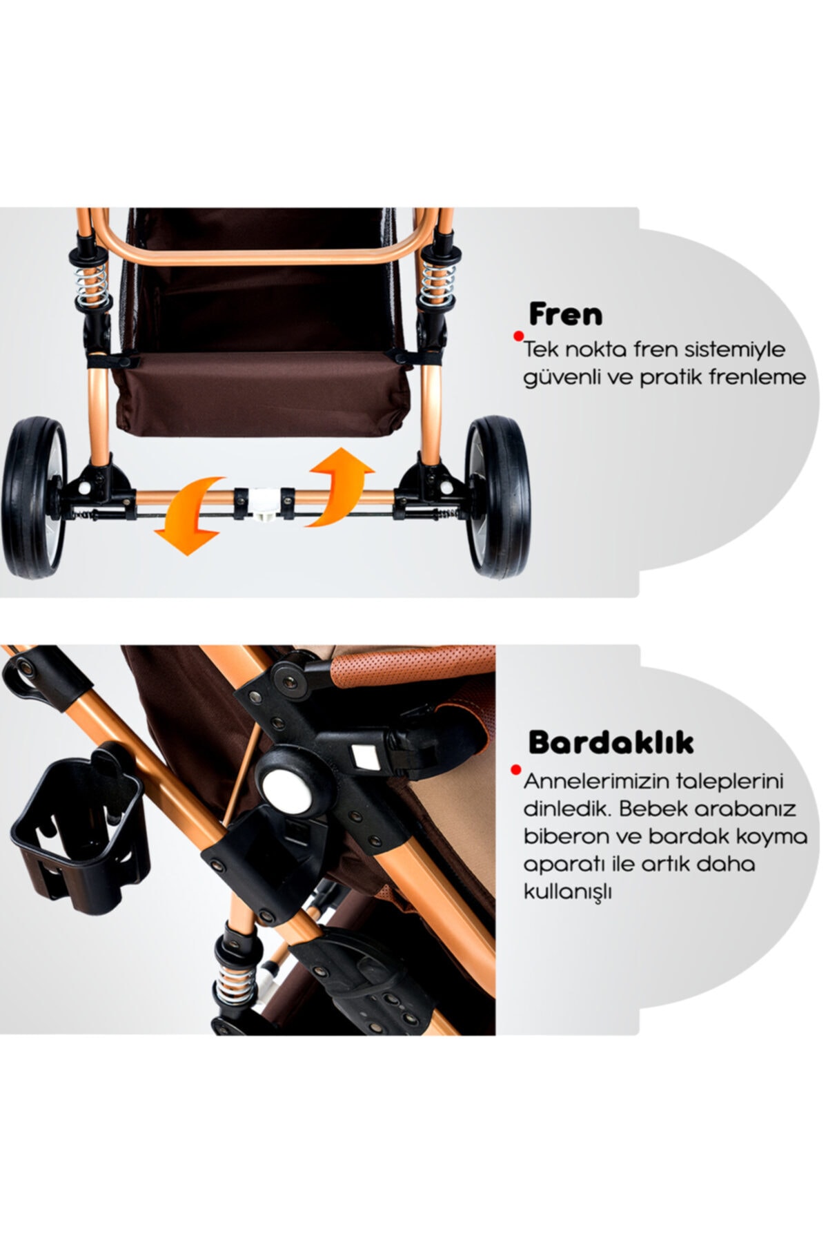 Baby Home 8'in1 Yeni Doğan Set 945 Travel Sistem Bebek Arabası Ve 600 Oyun Parkı Beşik Park Yatak fotoğrafı 5 (önizleme)