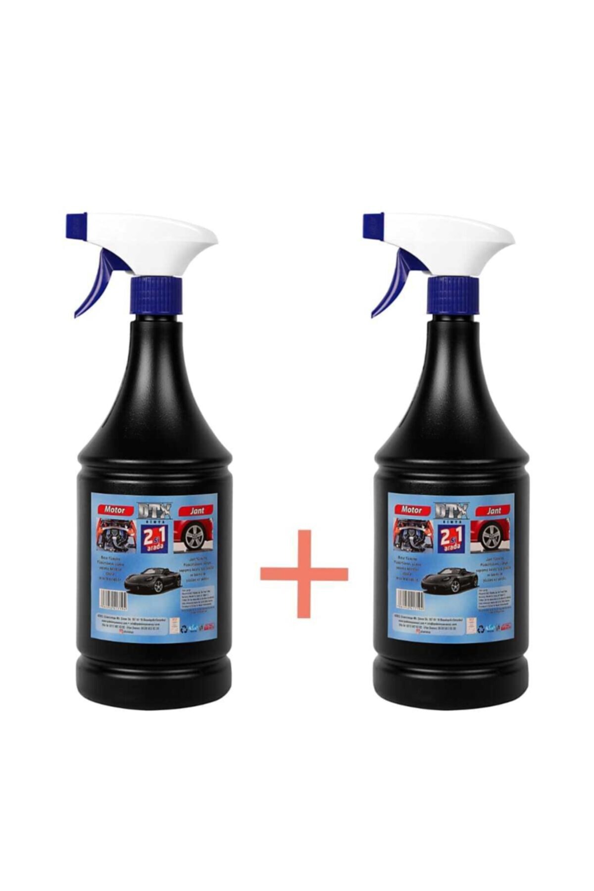 Motor Jant Temizleme Ilacı Konsantre 1/5 2'si 1 Arada 1 Lt & Motor Jant Temizleyici Konsantre 1 Lt