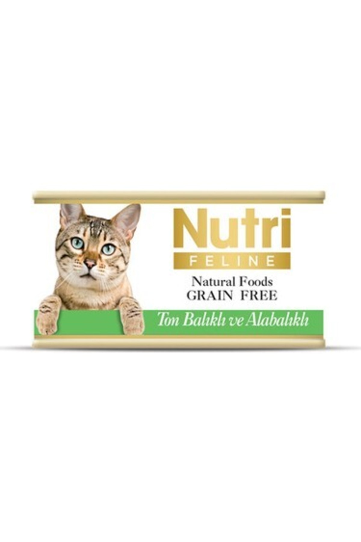 Nutri Feline Yetişkin Kediler için Ton Balıklı ve Alabalıklı 85gr Tahılsız Yaş Mama