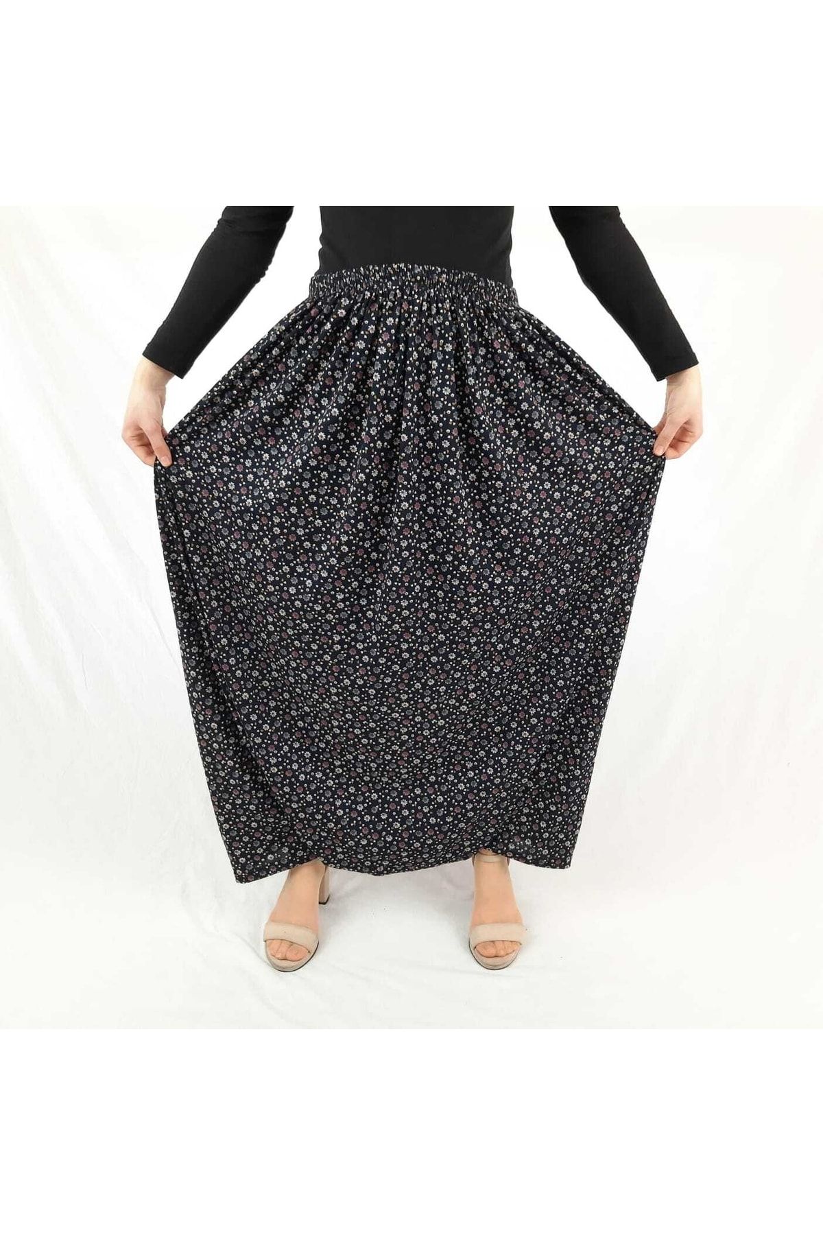 ÖZÖZKANLAR Floral Local Violet Downstream Pentru Femei Shalwar Plus Size R-1 Femeie - XL/2XL
