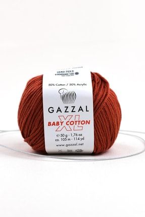 Baby Cotton Xl 50 Gr, Amigurimi, Punch El Örgü Ipligi Taka Yarn (3454 Xl) GazzalBCXLTakaTek