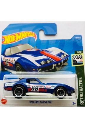 69 Copo Corvette Retro Racers 1:64 Ölçek Hotwheels Marka 6/10 2022copo