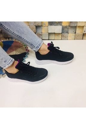 Yavuz Ayakkabı Yeni Sezon Kadın Orijinal Siyah Spor Ayakkabı YVZ1033