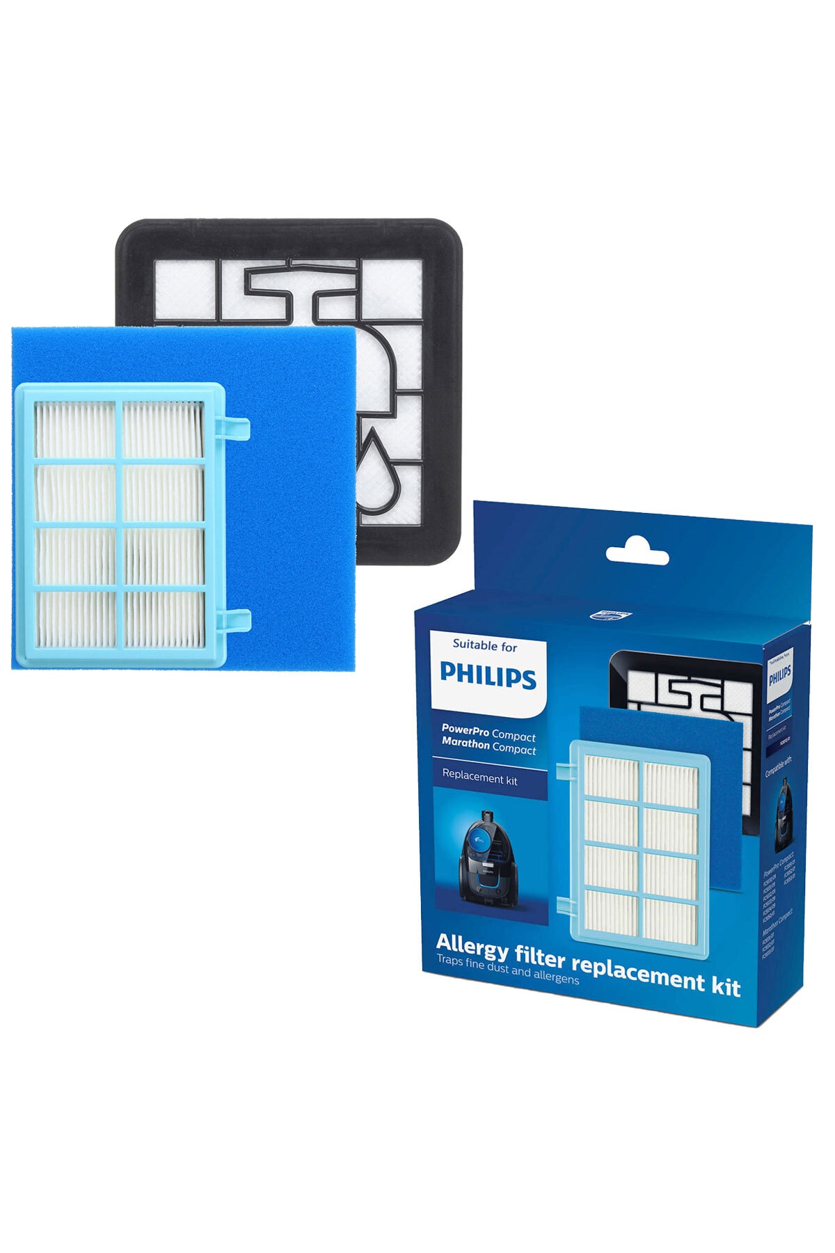 Motorvédő filter PHILIPS PowerPro Compact FC 9332/09 porszív