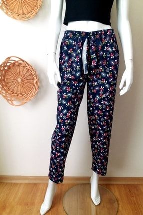 Kadın Minik Yapraklı Penye Pijama 0467