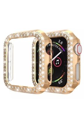 Apple Watch Uyumlu 38 mm Diamond Taşlı Koruma Çerçevesi DMND