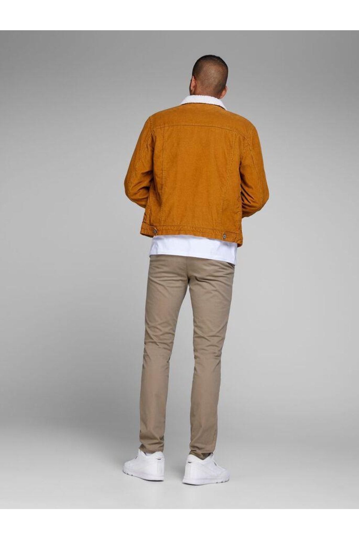 شلوار زنانه راسته فاق نرمال | جک اند جونز Jack & Jones 12150160 Beige - تصویر 2