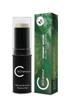 Cle D'Amour Dynamic (Turunçgil/Baharat) Men - Erkek Stick Parfüm 6,2 gr - Vegan CDMK101