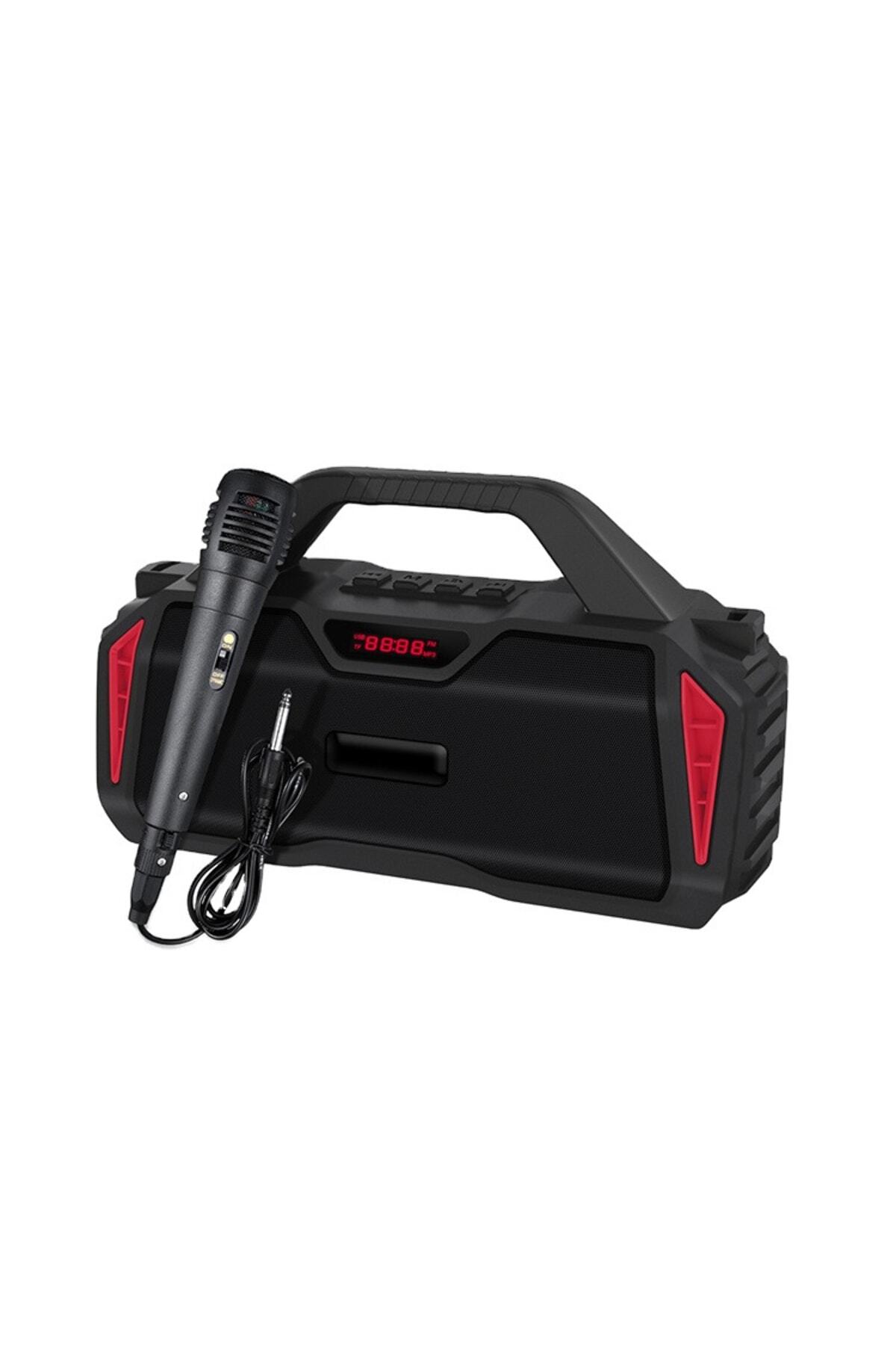 Resim gaman El Tipi Taşınabilir Mevlüt Toplantı Anfisi Kablosuz Hoparlör + Mikrofon Rt-405 