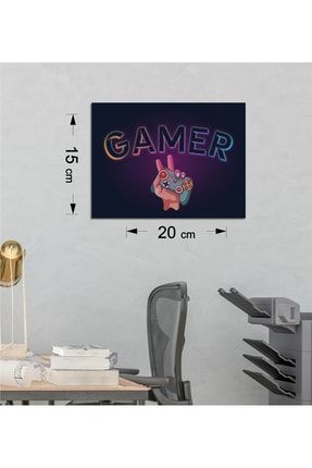 Gamer Tasarımlı Duvar Dekorasyonu WBRK100399070