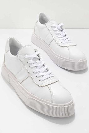 Beyaz Leather Erkek Sneaker E01112117503