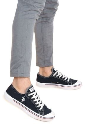 Erkek Yazlık Keten Sneaker Günlük Spor Ayakkabı Penelope-Erkek-Siyah-2