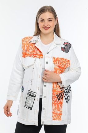 Büyük Beden Kot Ceket LV-1041