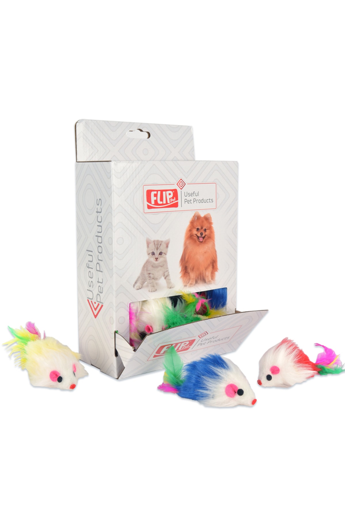 Flip Peluş Fare Kedi Oyuncağı