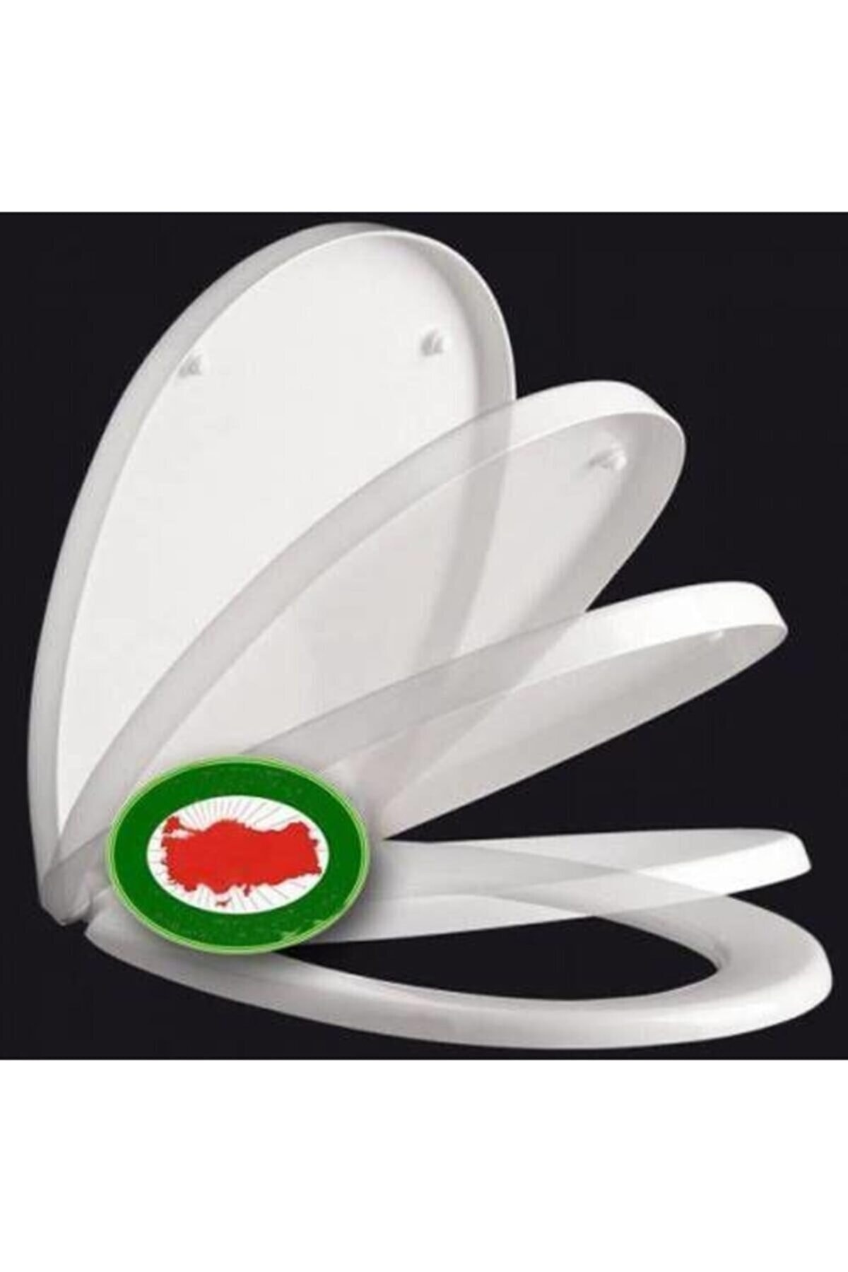 Genel Markalar Dayanıklı Plastik Klozet Kapağı Beyaz Renk Orta Standart Kalite Klozet Kapağı Takımı Genel Uyumlu