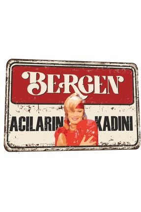 Bergen Acıların Kadını-6 Plaka Tarz Arabeskin Kraliçeleri Serisi Retro Vintage Ahşap Poster 9040821183431