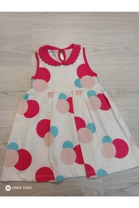 Kız Çocuk Bebe Yaka Askılı Elbise 052250