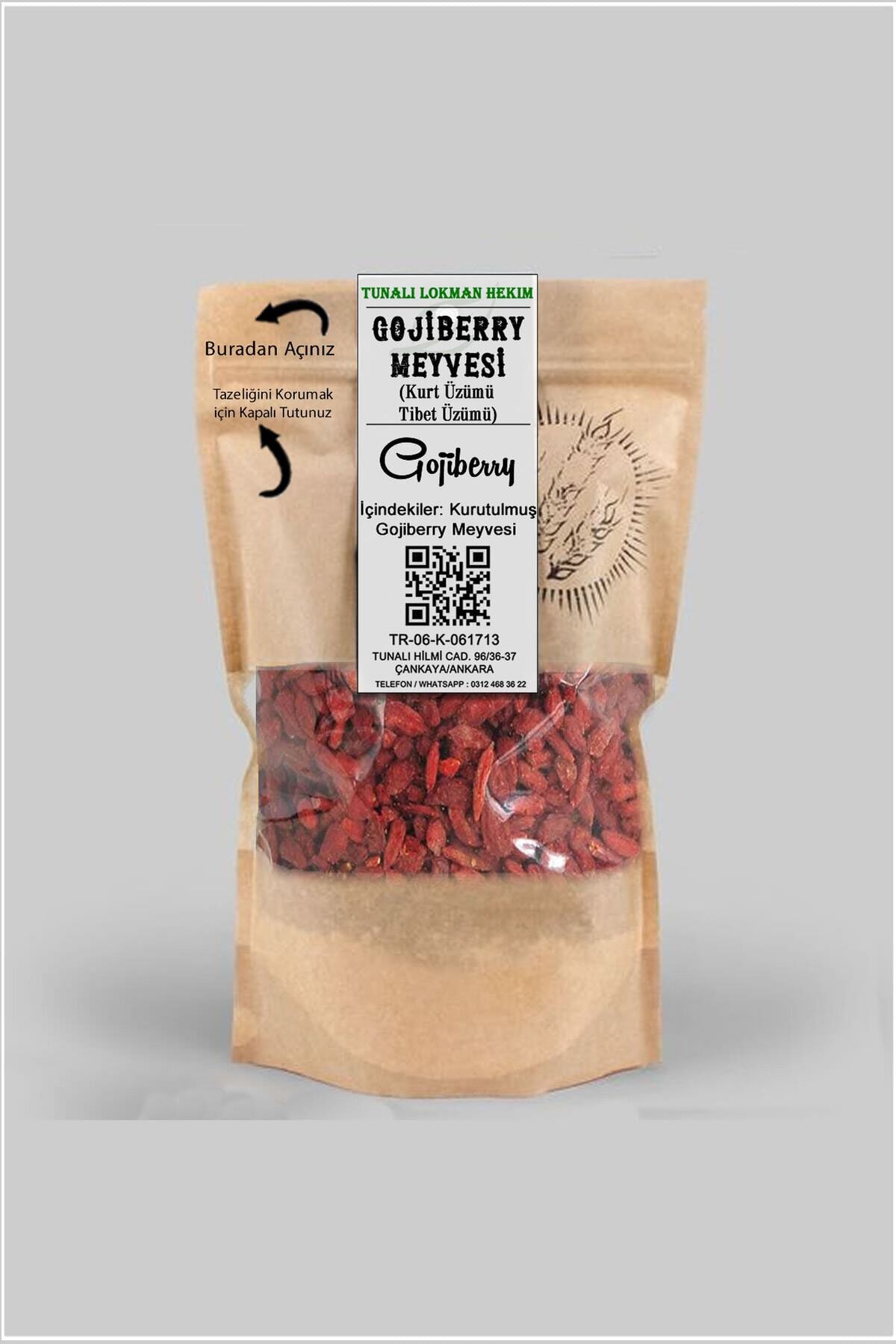 Lokman Hekim Tunalı Kurt Üzümü 1 kg