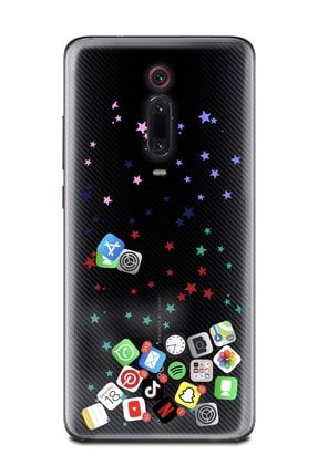 Xiaomi Mi 9t Uyumlu Sosyal Medya Icon Baskılı Telefon Kılıfı Mi9t-00001030-92 Mi9T-00000092