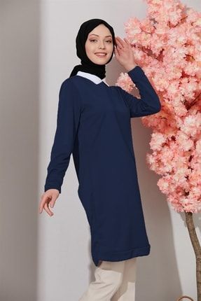 Yakalı Tesettür Tunik ECE222324
