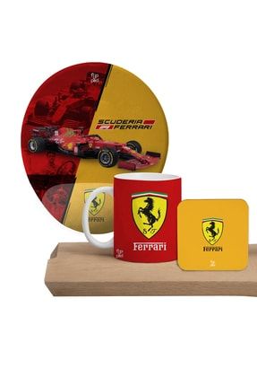 Ferrari Formula Mousepad, Kupa Ve Bardak Altlığı Seti 2VARYANT03-055