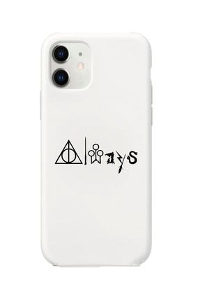 Iphone 11 Beyaz Lansman Harry Potter Always Tasarımlı Içi Süet Kaplı Kılıf IP11-LHPA06