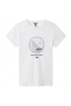 Galahm Graphic Beyaz Kadın T-shirt NF0A7R29FN41