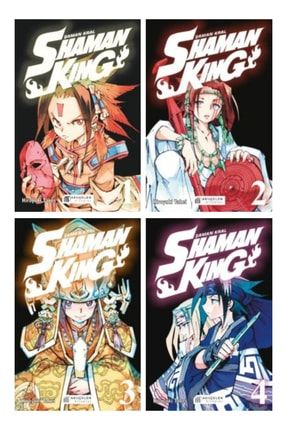 Shaman King 1-2-3-4 Manga Seti (kitap Noktası Mağazası) Kitapnoktası-mangaseti-001