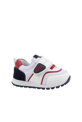 Erkek Bebek Prue Tek Cırtlı Deri Ve Air File Detaylı Sneaker Beyaz TYC00140810547