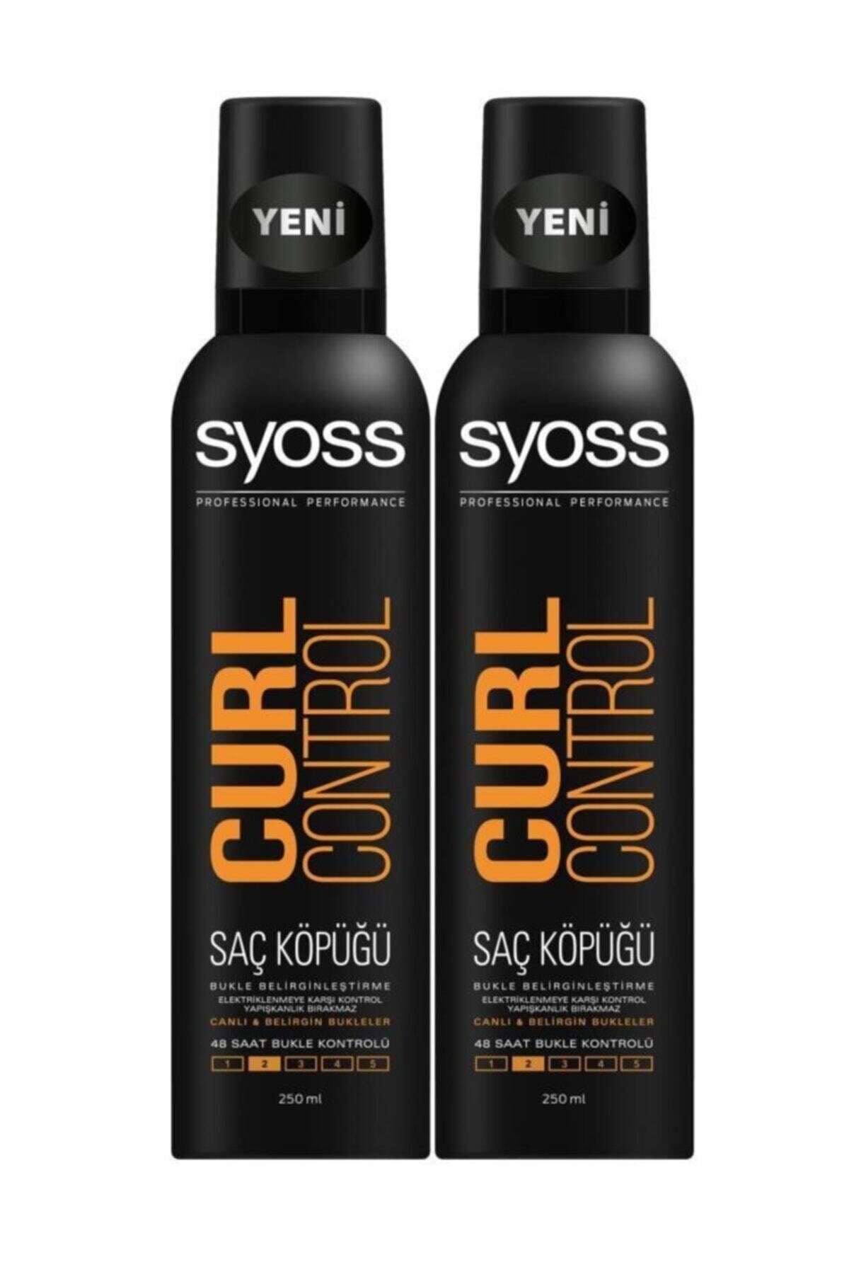 Syoss Curl Control Köpük 250 ml X 2