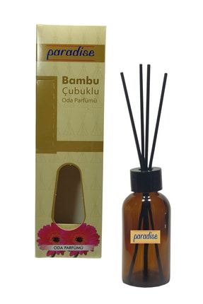 100 Ml Amber Renk Şişe Siyah Bambu Çubuk Gizli Bahçe Kokusu Oda Ve Oto Parfümü bva100gibasi