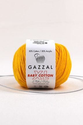 Baby Cotton Xl 50 Gr, Amigurimi, Punch El Örgü Ipligi Taka Yarn (3417 Xl) GazzalBCXLTakaTek