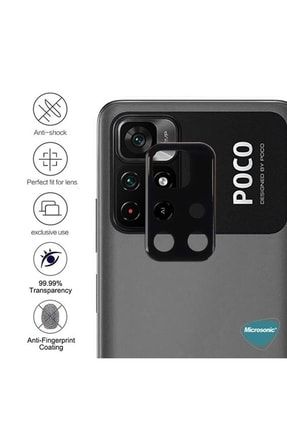 Xiaomi Poco M4 Pro Kamera Lens Koruma Camı V2 Siyah SG106-KMR-LNS-GLSS-V2-XMI-PC-M4-PRO