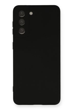 Samsung Galaxy S21 Kılıf Lansman Içi Kadife Dayanıklı Silikon Kılıf - Siyah Lansman--samsung-s21