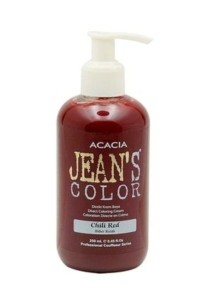 Jean's Color Biber Kızılı 250ml. Chılı Red Amonyaksız Balyaj Renkli Saç Boyası 22222