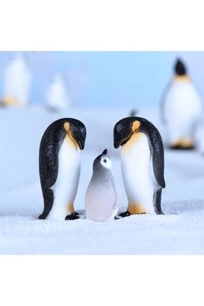 3lü Penguen Teraryum Minyatür Obje penguenihiiilmbl