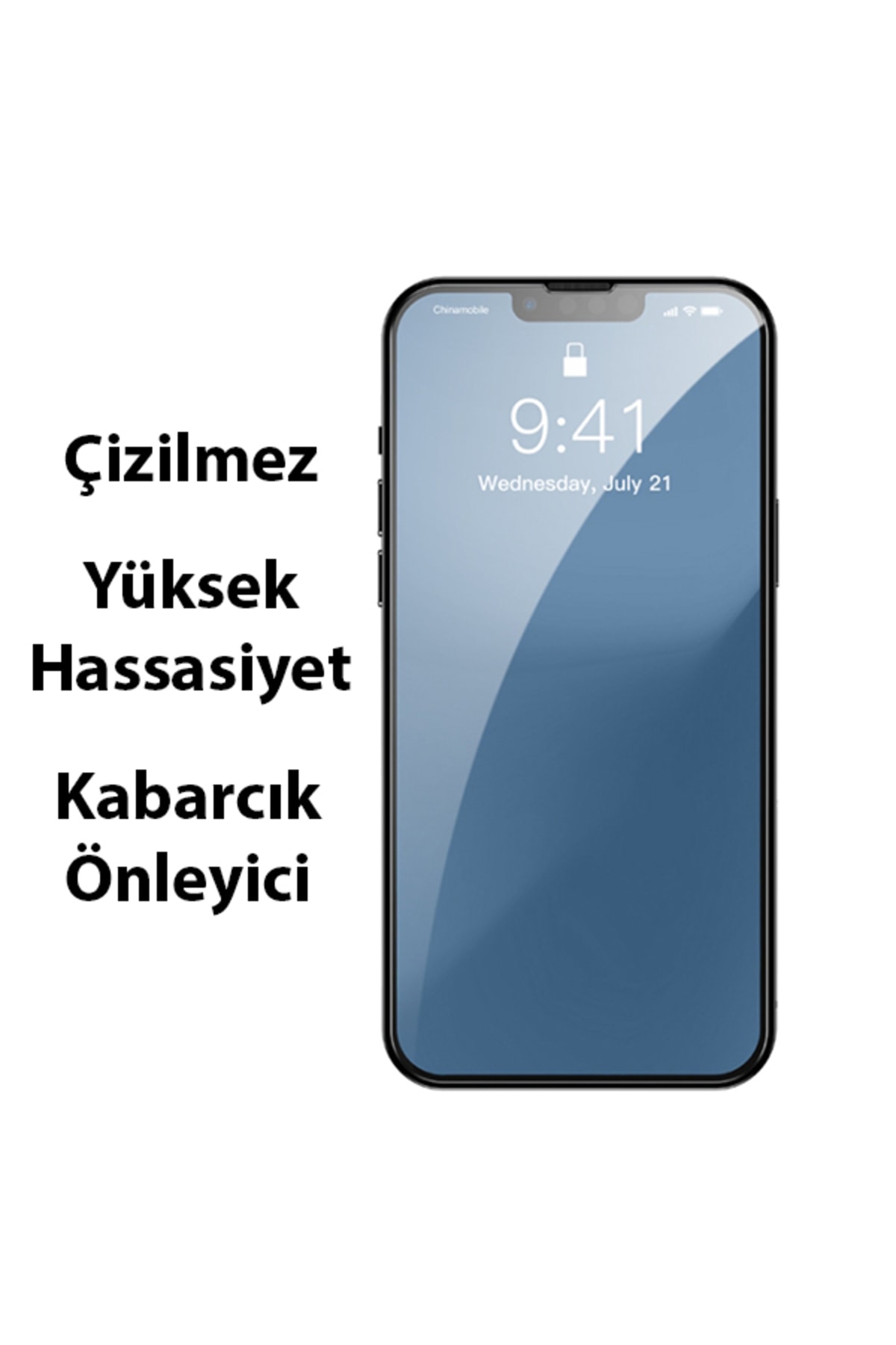 Ally Iphone 13 Mini 5.4inç Tempered Kırılmaz Cam Ekran Koruyucu Şeffaf 4