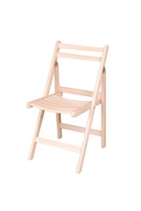 Sandalye Katlanır Model Kayın Torna Ayka Ham Ürün El Yapım Bengi Sandalye Katlanır Ahşap