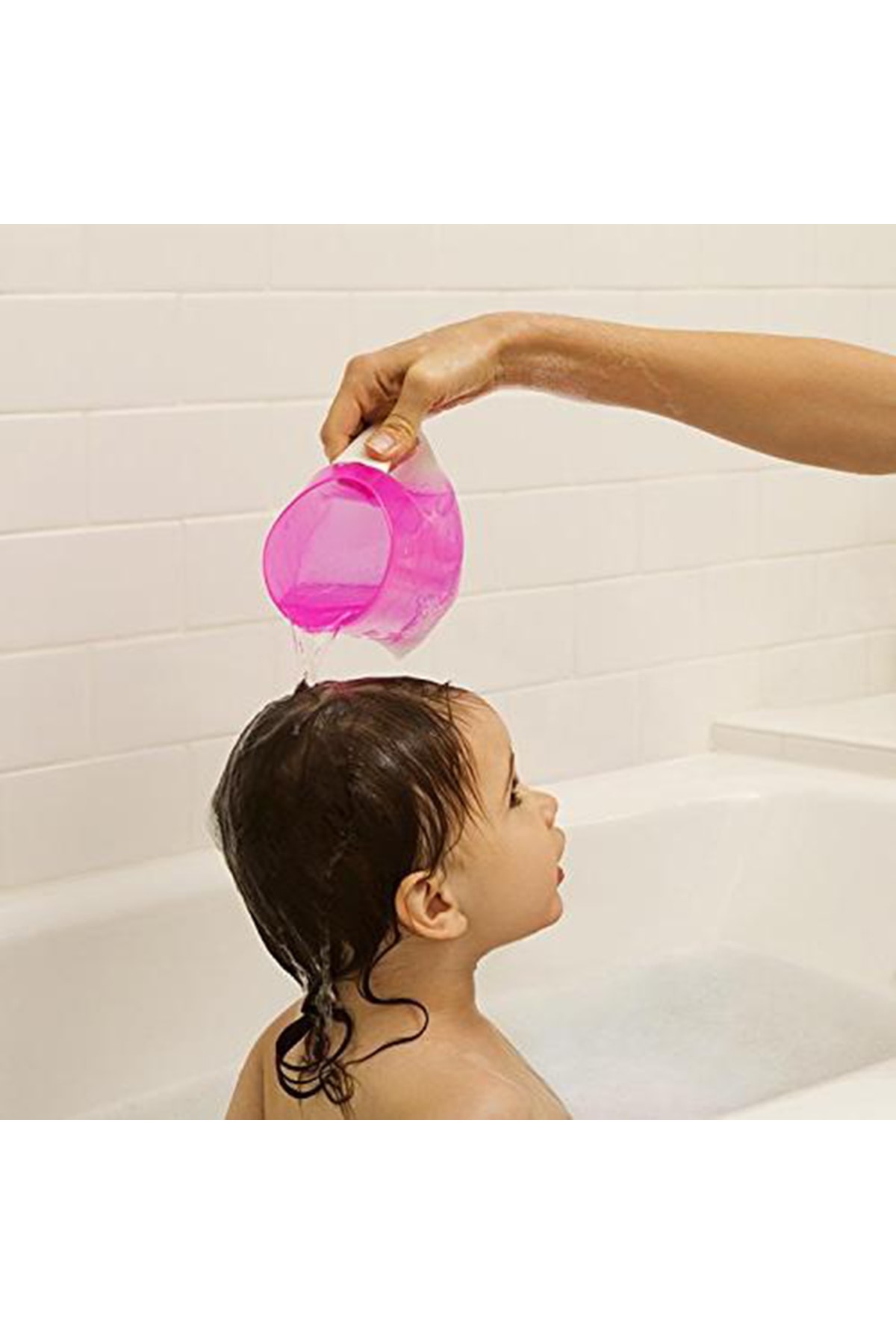 Bebek/çocuk Banyo Maşrapa, Pembe, 1 Adet 2