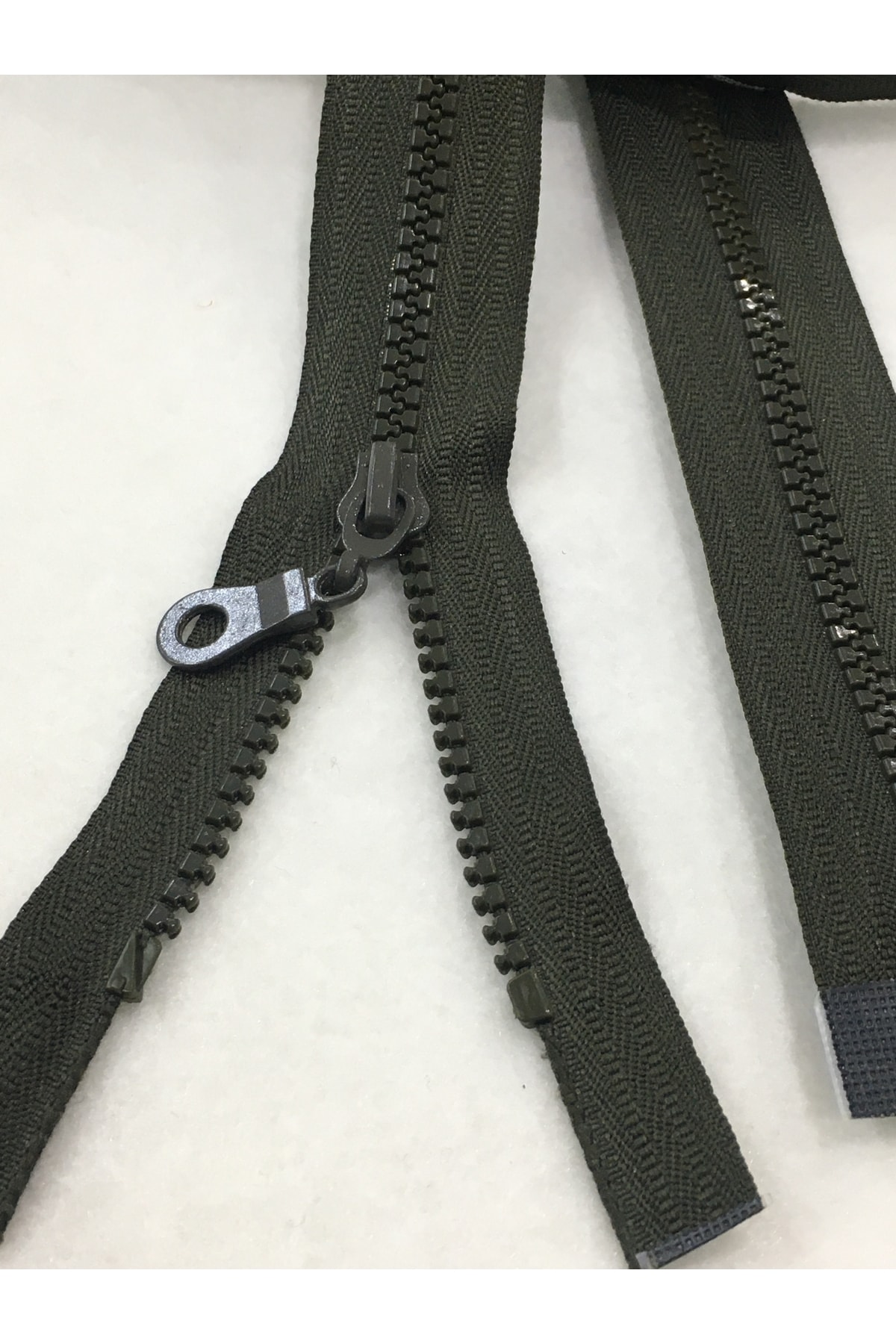 Coat Coat Zipper 80 Cm Khaki Green