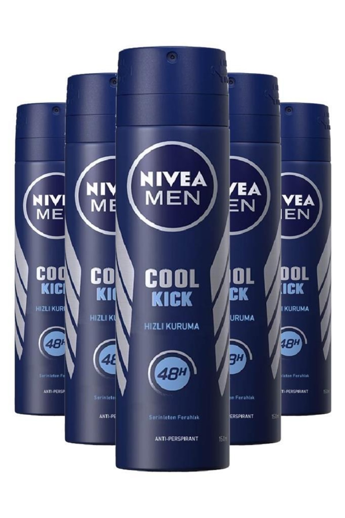 Nivea Cool Kick Erkek Deodorant 150 Ml X5