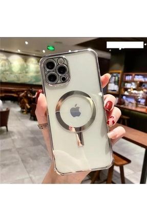 Iphone 13 Pro Magsafe Kablosuz Şarj Uyumlu Kılıf Silver Renk 13proo