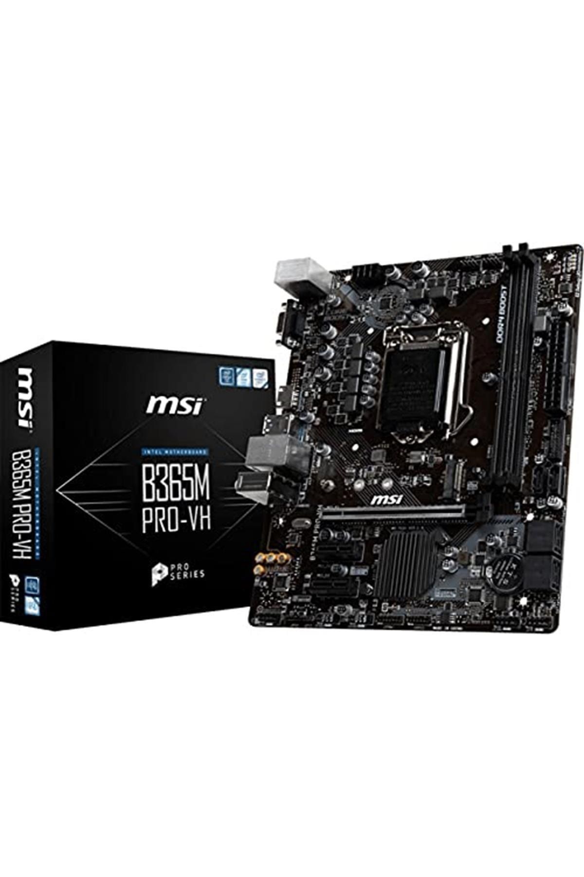 MSI B365m Pro vh Socket 1151 DDR4 2666 VGA HDMI M.2 Usb3.1 Matx Win7 Win10 Intel Motherboard 8 9th generation Trendyol