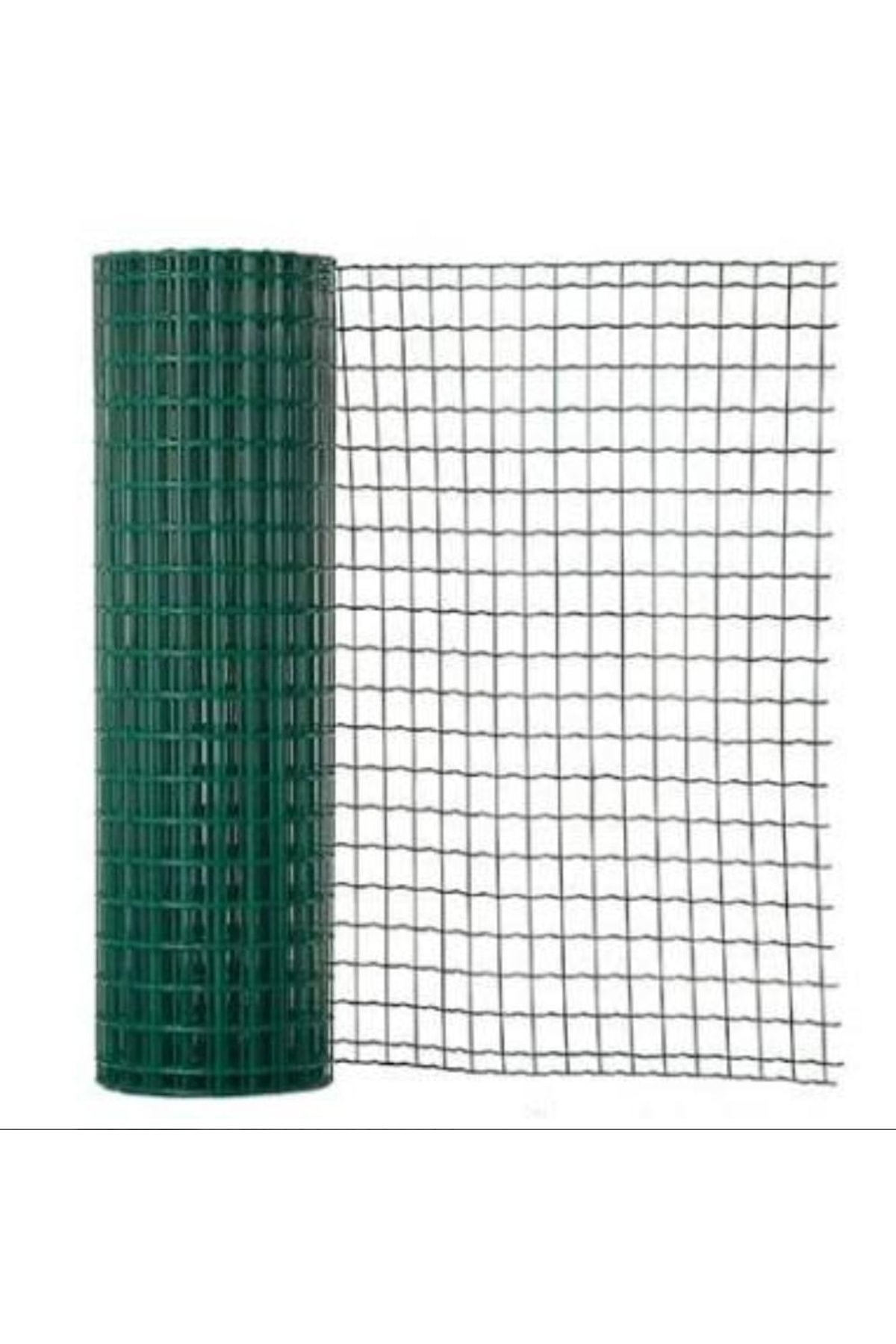 HZRTEL Bahçe Teli- Pvc Kaplı Puntalı Kafes Teli 12x12 Göz Aralığı