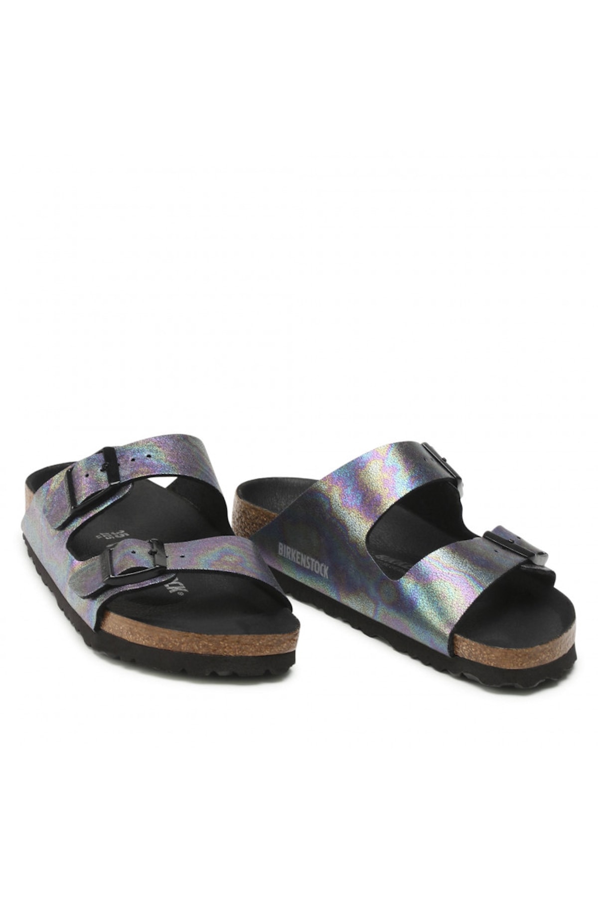 دمپایی بیرکن استاک زنانه پنبه ای مشکی         | Birkenstock 1BRKW2022010 - تصویر 3