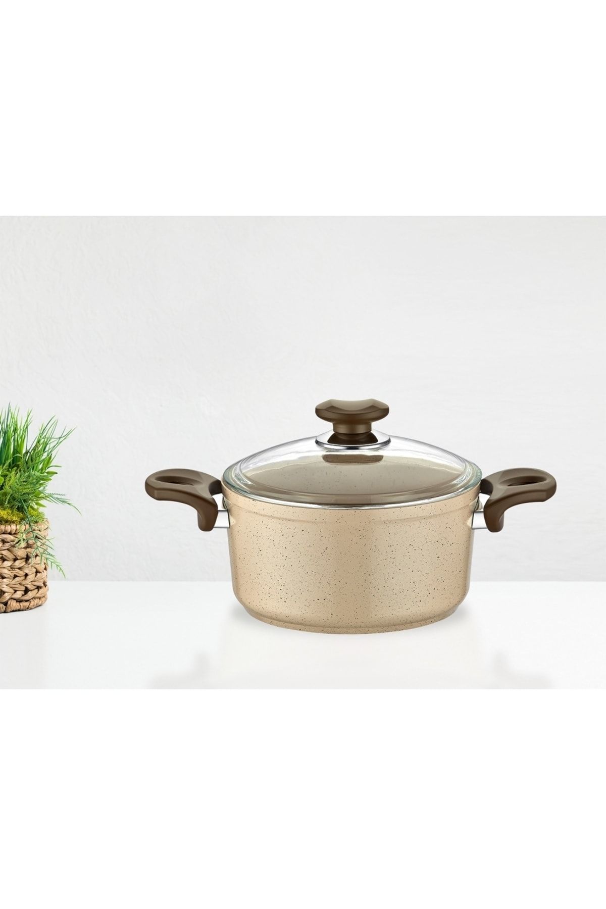 Safran Granit 28 Cm Derin Tencere Sfrtn028