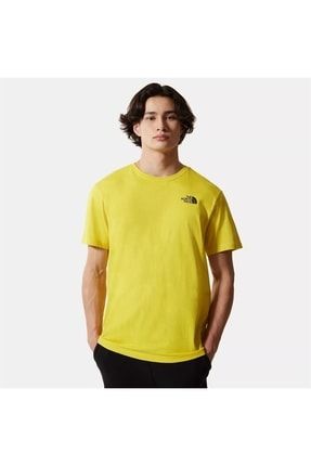 M S/s Redbox Tee - Eu Erkek Sarı T-Shirt NF0A2TX27601-X