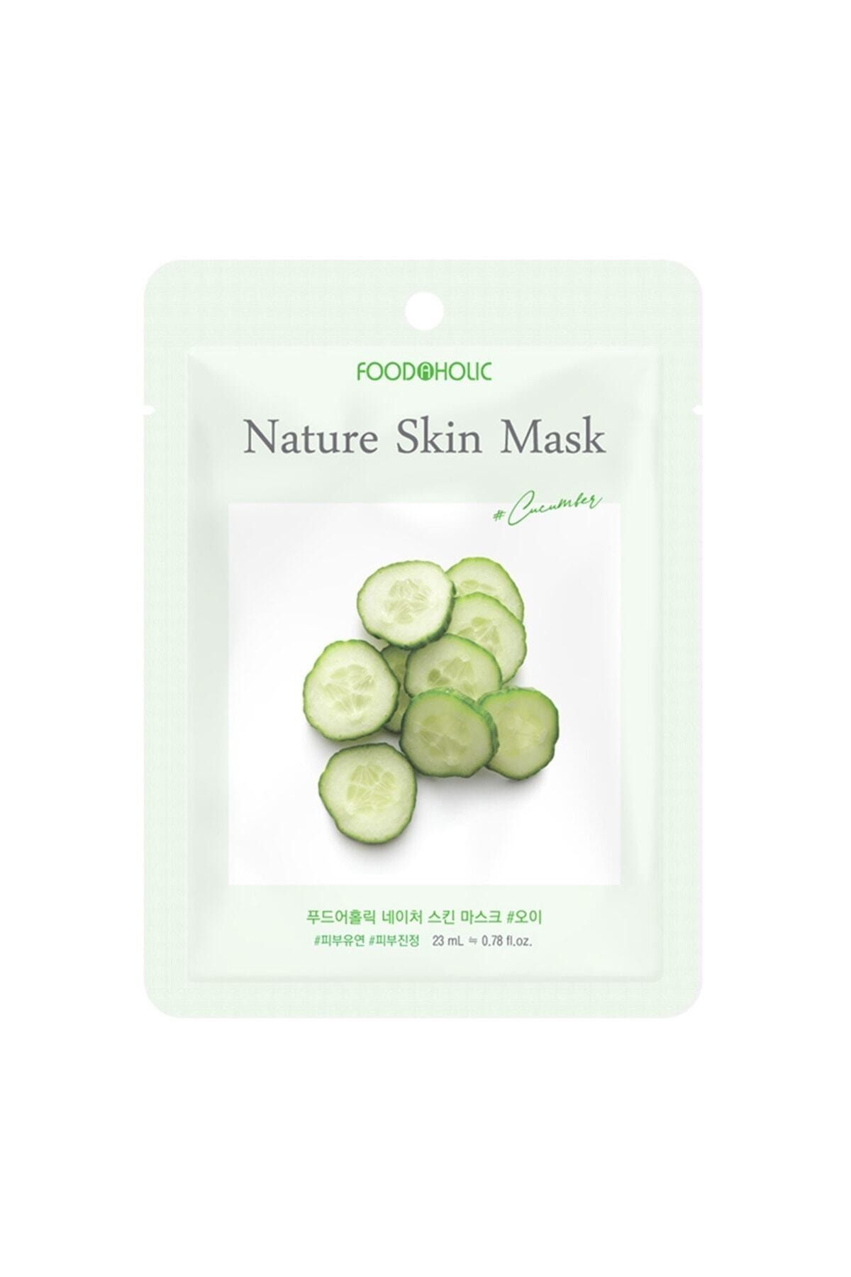 FOODAHOLIC-Moisturizing Anti-Aging Sheet Mask with Cucumber Extract for Dry Skin Korea 1