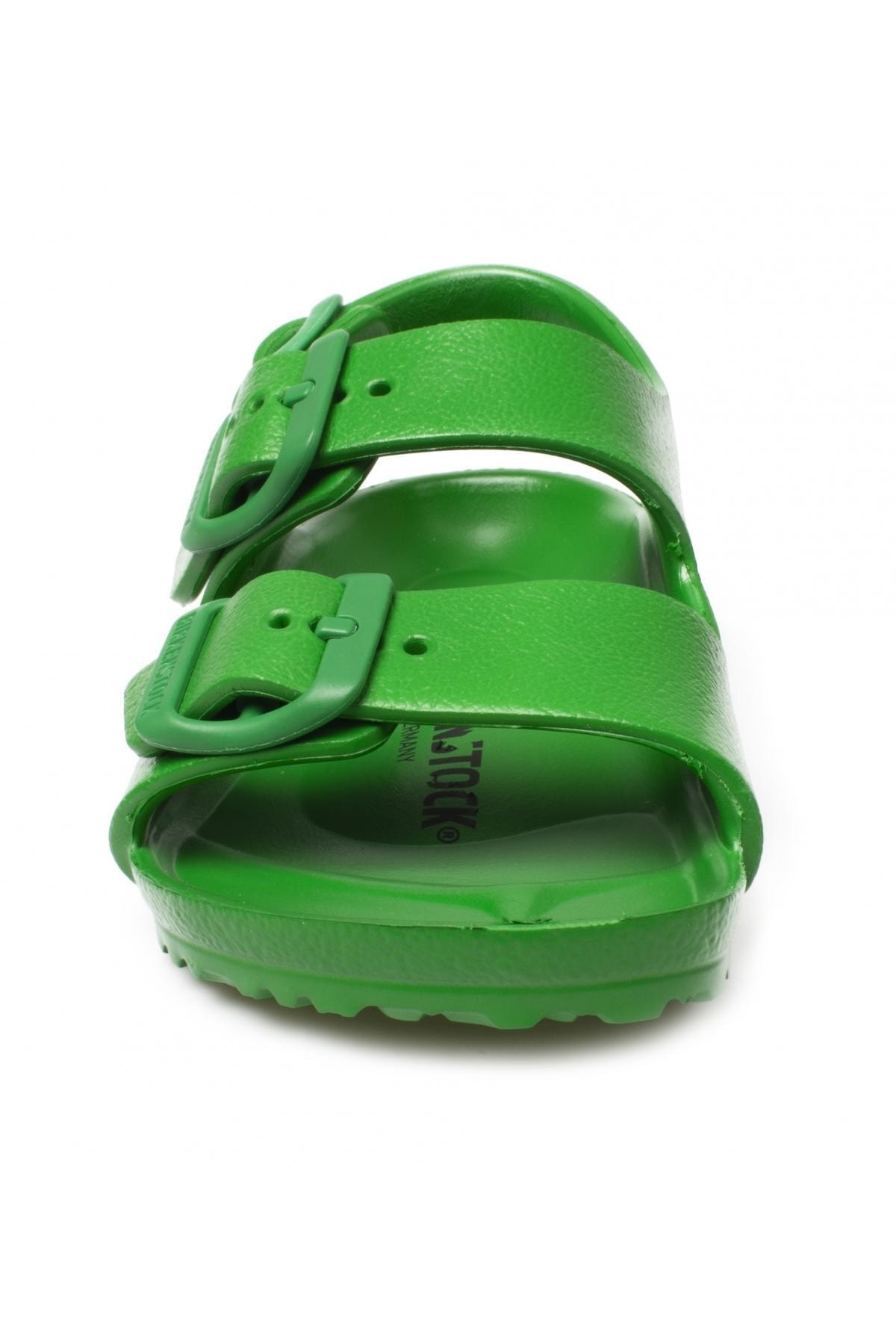 صندل بیرکن استاک پسرانه چرم اصل سبز  راسته      کژوال/روزمره | Birkenstock 354 MILANO-EV-K DE - تصویر 3