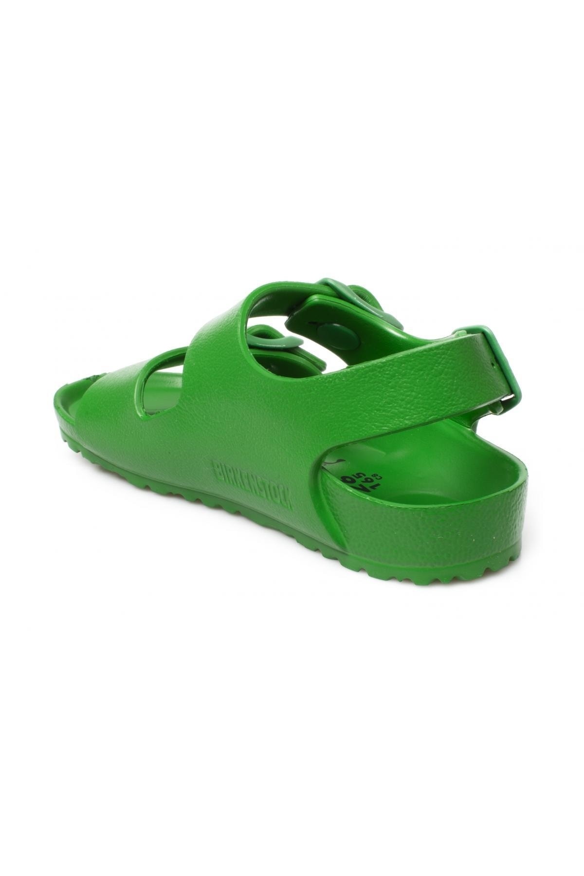 صندل بیرکن استاک پسرانه چرم اصل سبز  راسته      کژوال/روزمره | Birkenstock 354 MILANO-EV-K DE - تصویر 4